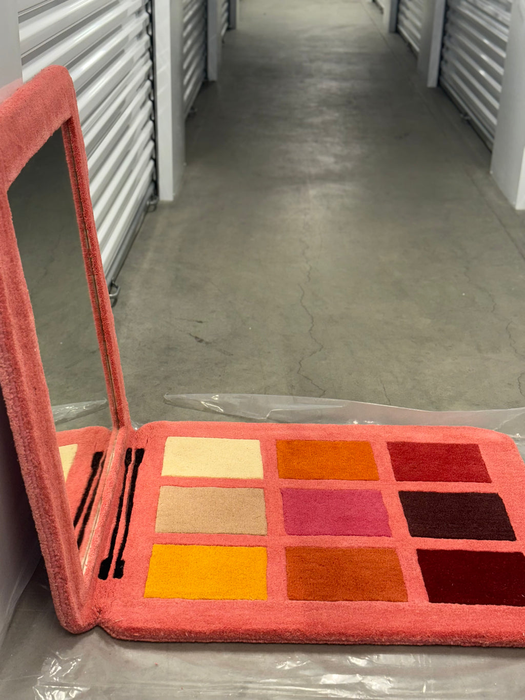 LARGE Eyeshadow Palette Mirror Rug - Ready to Ship!