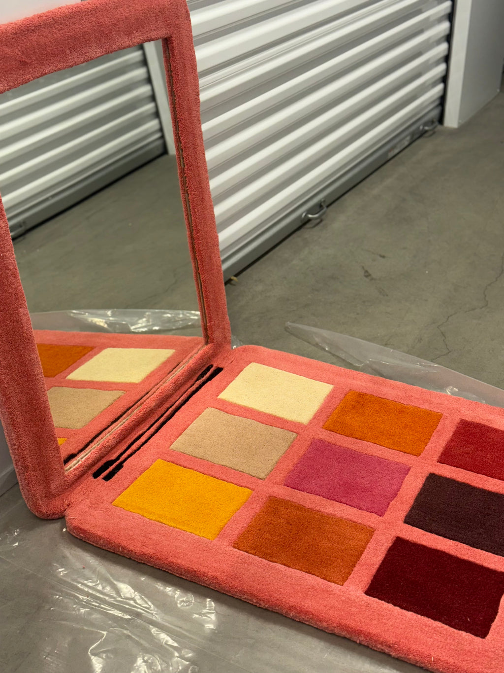 LARGE Eyeshadow Palette Mirror Rug - Ready to Ship!