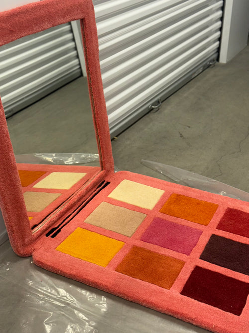 LARGE Eyeshadow Palette Mirror Rug - Ready to Ship!